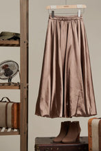 Load image into Gallery viewer, Gold Satin Skirt