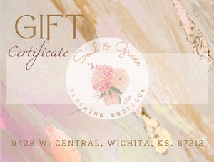 Gift Certificate