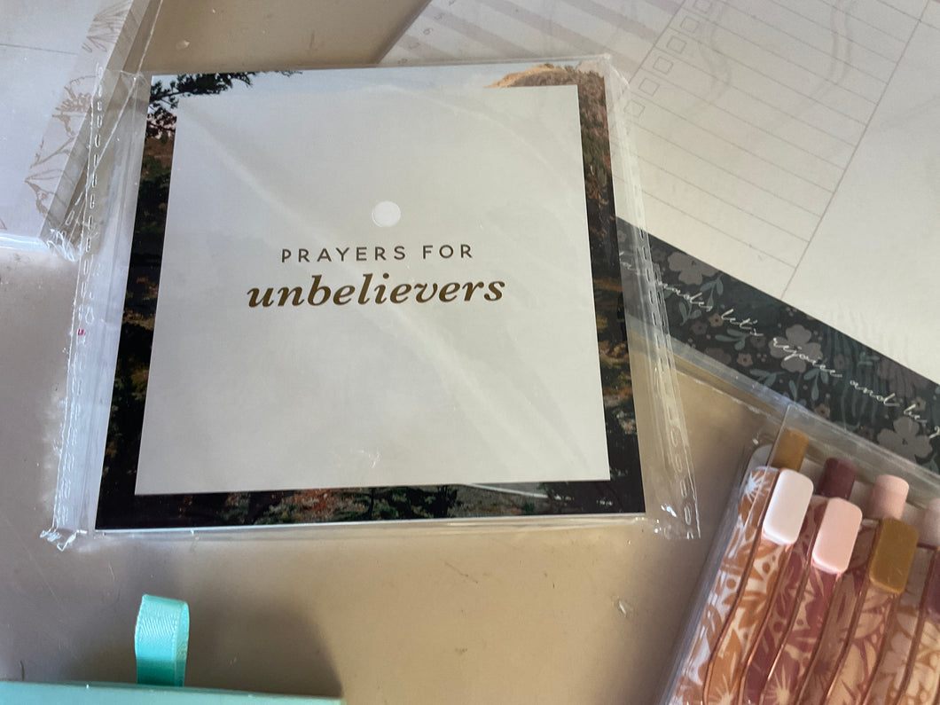 Prayers for unbelievers