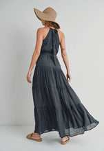 Load image into Gallery viewer, Tiered Halter Maxi Dress