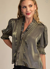 Load image into Gallery viewer, NEW Olive Holiday Blouse