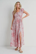 Pink Smocked Babydoll Dress