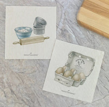Load image into Gallery viewer, Indigo Tangerine Swedish Dish Cloth 2/pk 3 Options