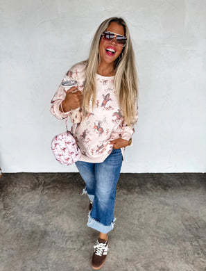 Western Ranch Crew Pullover