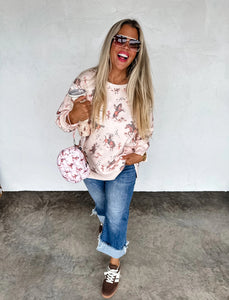 Western Ranch Crew Pullover