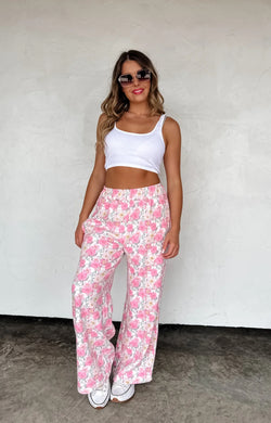 Floral Joggers