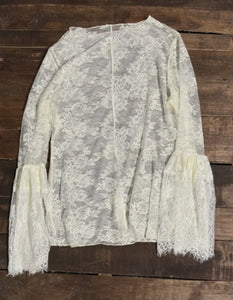 Parchment Lace Top