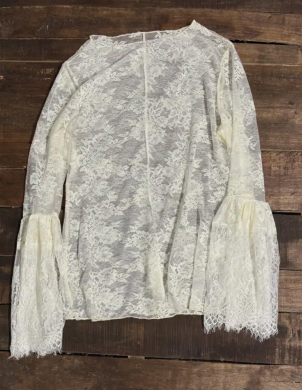 Parchment Lace Top