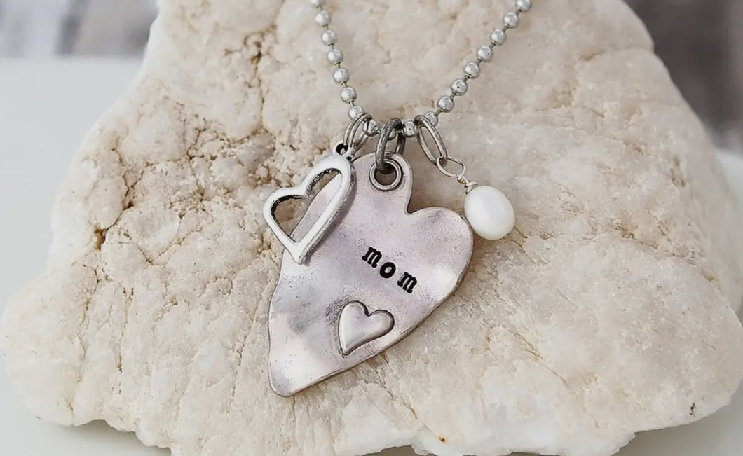 Mom Heart Necklace