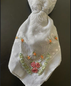 Floral Embroidered Bandana (2 options)