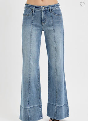 Risen Tummy Control Flare Jeans