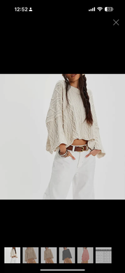 Bell Sleeve Cable knit Sweater